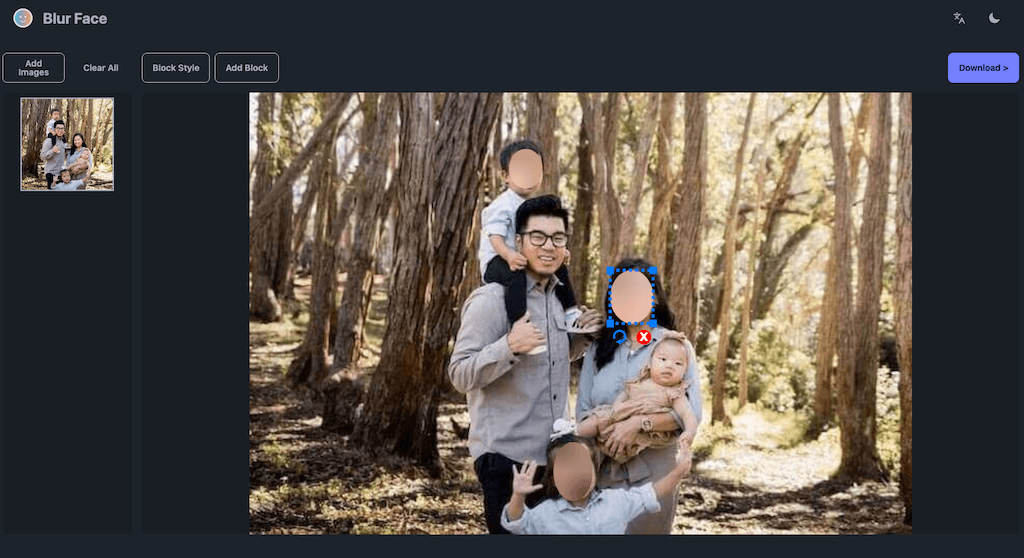 Personnaliser les styles de flou